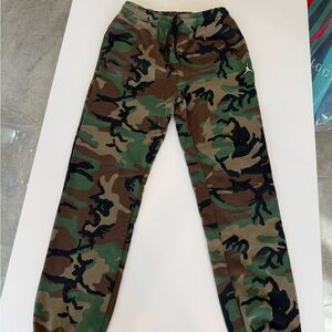 Jordan Kids Camo Joggers - Green and Brown